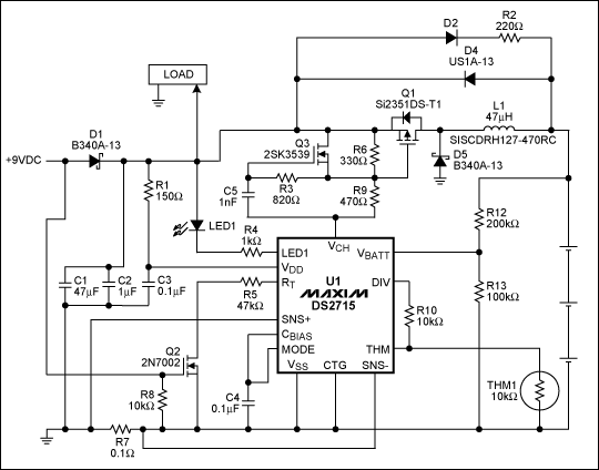 圖1. 典型開關模式應用電路