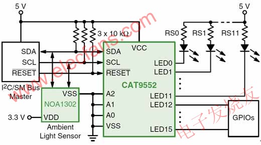 CAT9552典型應(yīng)用電路圖 www.delux-kingway.cn