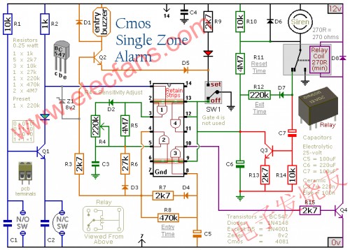 CMOS單防區(qū)報(bào)警器 www.delux-kingway.cn