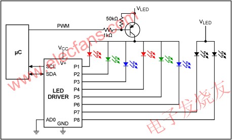  采用PWM控制LED電源實現(xiàn)亮度調(diào)節(jié) www.delux-kingway.cn