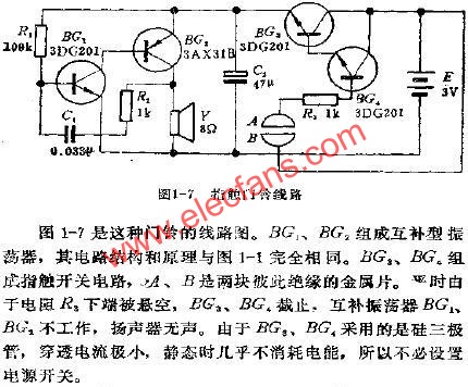 指觸門鈴線路  www.delux-kingway.cn