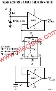 LT1634典型應(yīng)用電路圖  www.delux-kingway.cn