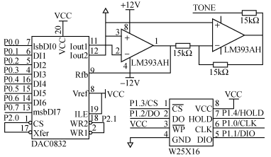 語音數(shù)據(jù)存儲與播放電路