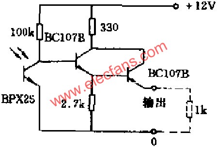 光電控制觸發(fā)器電路圖  www.delux-kingway.cn