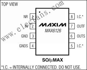 MAX6126 超低噪聲、高精度、低壓差電壓基準(zhǔn) www.delux-kingway.cn