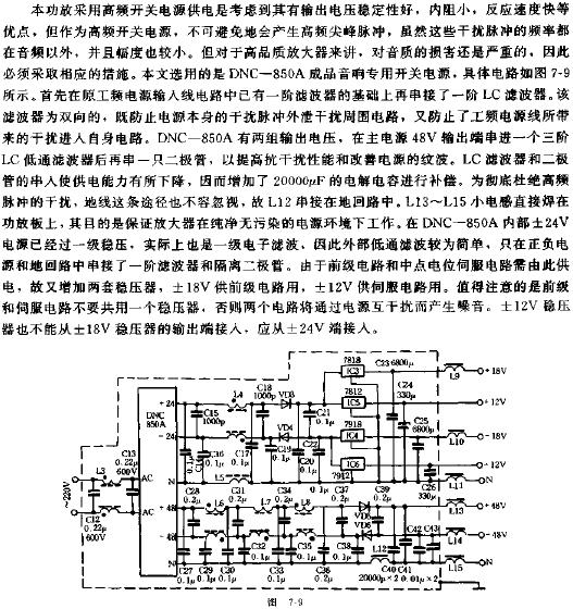 100W開關(guān)電源功放的制作