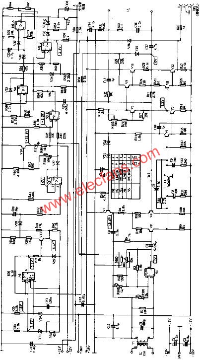 仿制AURA-VA50功放電路圖  www.delux-kingway.cn