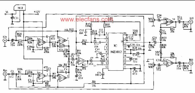 可以產(chǎn)生超重低音的電路圖 www.delux-kingway.cn