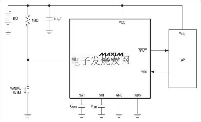 MAX16056-MAX16059超低電流125nA 微處理器(μP)監(jiān)控電路 www.delux-kingway.cn