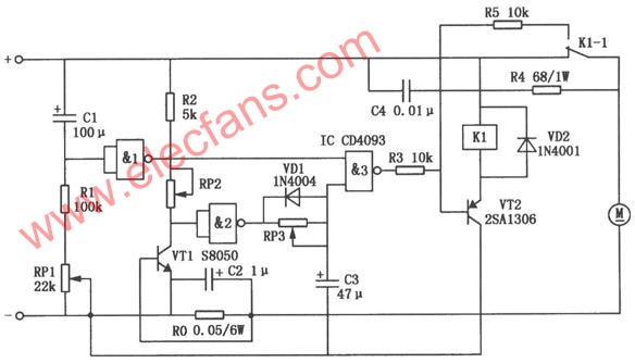 大功率直流電機過流保護電路 www.delux-kingway.cn