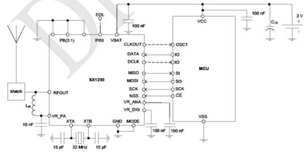 MCU模式應用電路圖