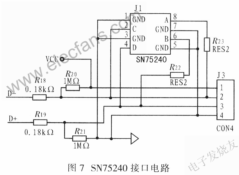 SN75240接口電路 www.delux-kingway.cn