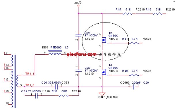 典型的開關(guān)電源原理圖。(電子系統(tǒng)設(shè)計)