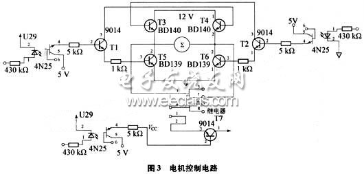 機(jī)器人的電機(jī)控制電路