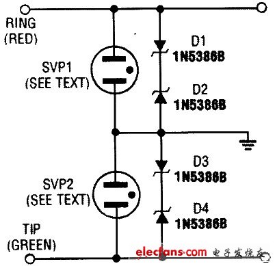 調制解調器保護電路