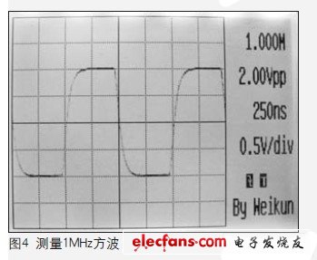 由于采用320×240分辨率的顯示器，所以顯示波形非常細致