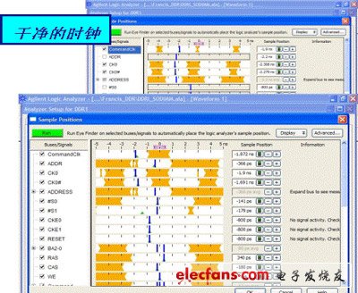 邏輯分析儀上的眼測量功能可以一目了然地了解內(nèi)存總線信號關(guān)系