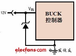 圖2：輸入TVS 保護(hù)電路