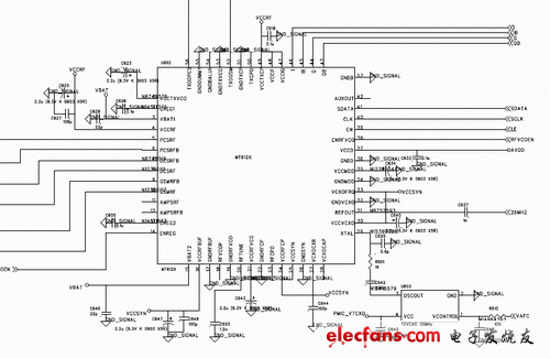 圖2：RF6129具體應(yīng)用電路。