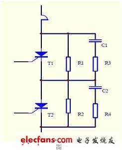 晶閘管串聯(lián)電路結(jié)構(gòu)