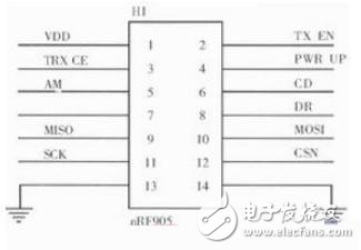 圖8 無線接線電路圖