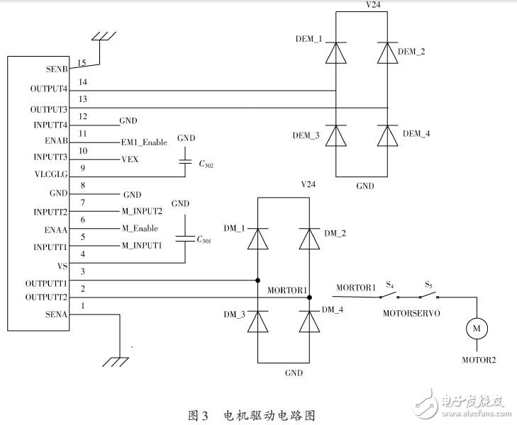 電機(jī)驅(qū)動(dòng)電路圖