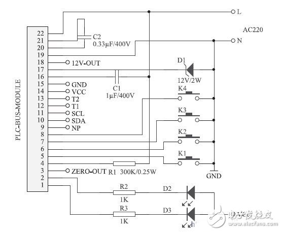 教室智能照明控制系統(tǒng)電路設(shè)計(jì) —電路圖天天讀（74）