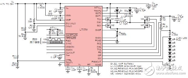 新型同步升降壓LED驅(qū)動電路設(shè)計方案