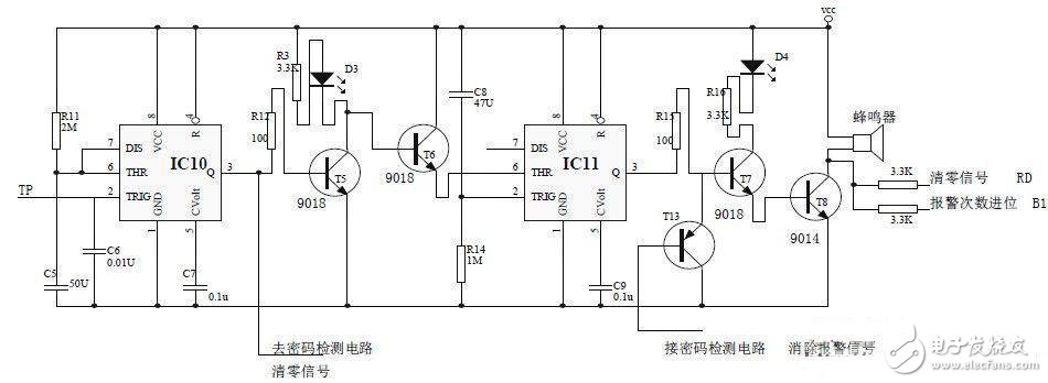 電子密碼鎖555單穩(wěn)態(tài)電路設(shè)計(jì)攻略