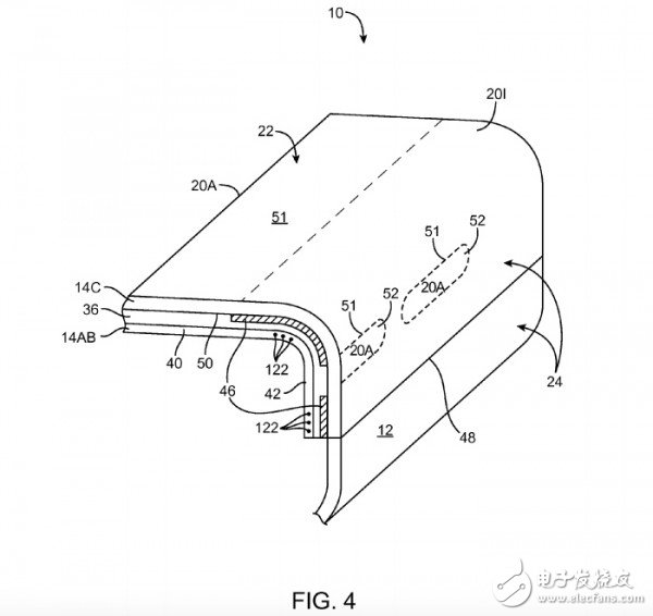 蘋果曲面屏專利曝光，擁有強(qiáng)大的虛擬按鍵功能
