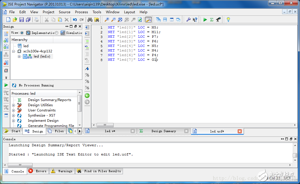 Xilinx ISE Design Suite14.7開發(fā)流程