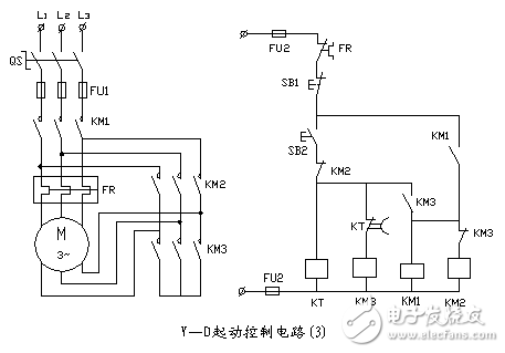 星形—三角形起動(dòng)控制電路(3)