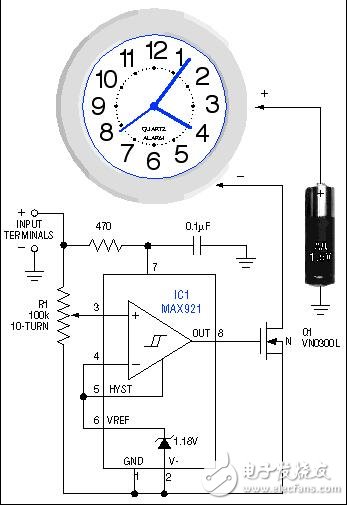 簡(jiǎn)單電路測(cè)試電池流失