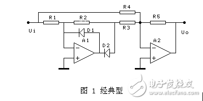 雖然這里的精密全波電路達(dá)十種，仔細(xì)分析，發(fā)現(xiàn)優(yōu)秀的并不多，確切的說(shuō)只有3種，就是前面的3種。