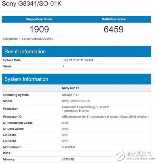 索尼Xperia XZ1最新消息，索尼Xperia XZ1跑分公布，為什么同樣是835，這款手機(jī)會(huì)如此厲害？