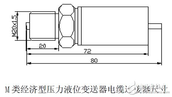 M類經(jīng)濟(jì)型壓力液位變送器的安裝及接線