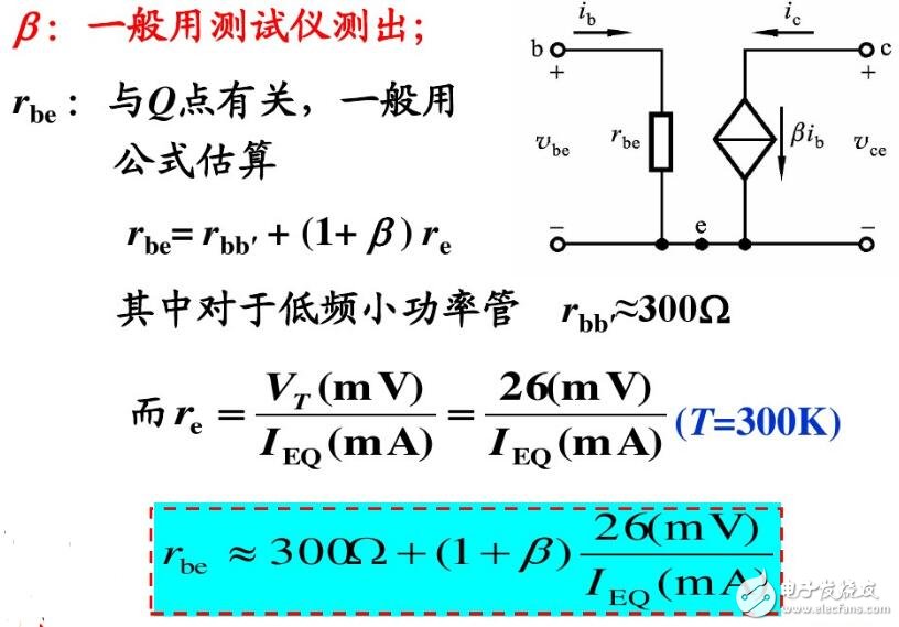 微變等效電路分析法解析