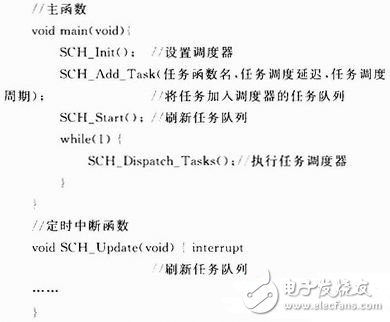  基于時間觸發(fā)調(diào)度改進的嵌入式編程模式