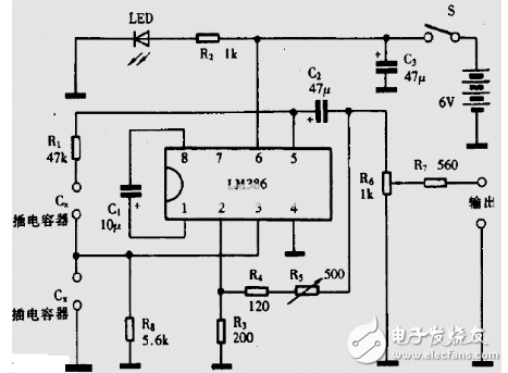 音頻功率放大器LM386引腳圖及功能_工作原理_電氣參數(shù)及應用電路圖