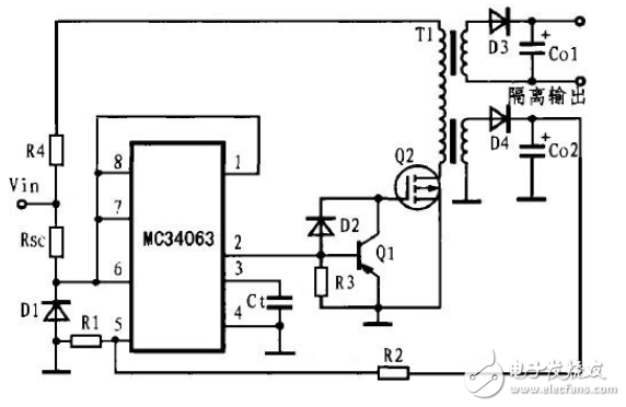 mc34063的工作原理詳解（含mc34063引腳圖及功能_內(nèi)部結(jié)構(gòu)_特性參數(shù)及應(yīng)用電路）