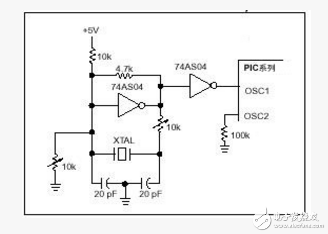 PIC單片機外部振蕩電路設(shè)計