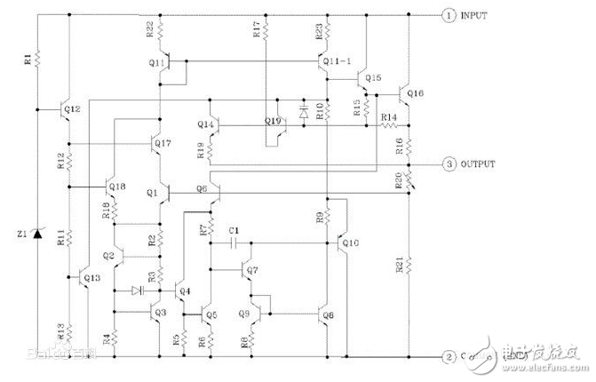 7805三端穩(wěn)壓電源內(nèi)部電路圖_7805三端穩(wěn)壓在電路運(yùn)用中的注意事項(xiàng)