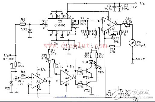 cd4007中文資料匯總（cd4007引腳圖及功能_特性及應(yīng)用電路）