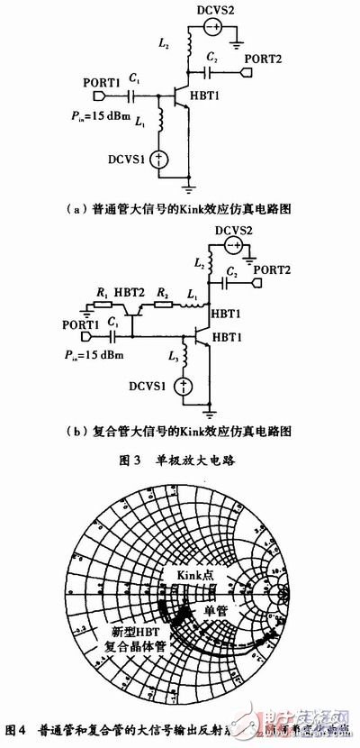 有效抑制了HBT大信號Kink效應(yīng)的寬帶功率放大器