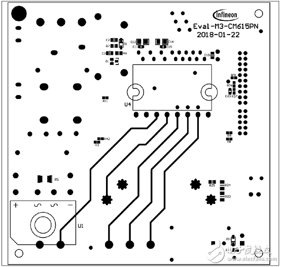 [原創(chuàng)] Infineon IFCM15P60GDCIPOS模塊三相馬達控制方案